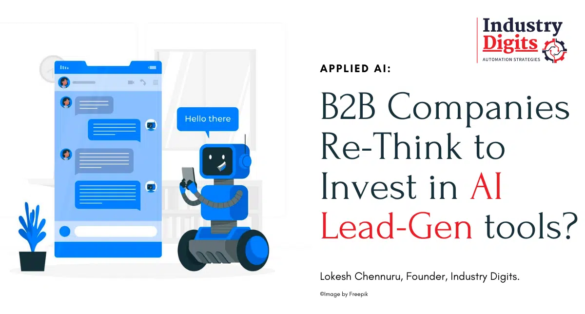 Why B2B Companies Re-Think from Investing in AI Lead Generation